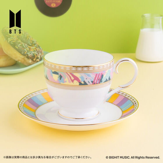 Noritake Cup＆Saucer set BTS Music Theme DNA ver.／MIC Drop ver.／Dynamite ver.