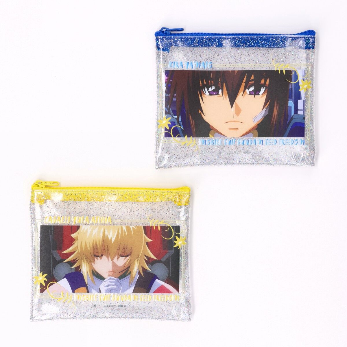 Mobile Suit Gundam SEED FREEDOM Kira & Cagalli Birthday Series Glitter Pouch