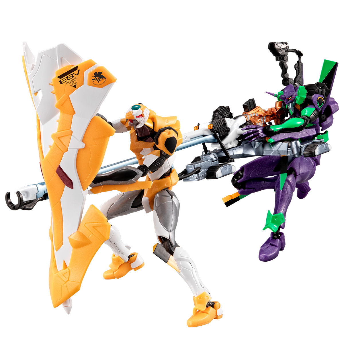 EVA-FRAME-DX: EVANGELION NEW THEATRICAL EDITION OPERATION YASHIMA SET (METALLIC VER.) W/O GUM