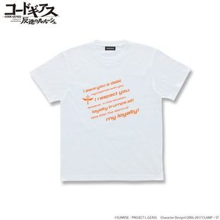 CODE GEASS Lelouch of the Rebellion T-shirts with English words Jeremiah