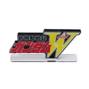 Acrylic Logo Display EX Mobile Suit Gundam Wing [Feb 2022 Delivery]