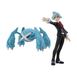 POKEMON SCALE WORLD HOENN STEVEN & METAGROSS W/O GUM