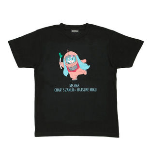 Mobile Suit Gundam 45th Anniversary x MIKU Collaboration MS-06S CHAR'S ZAKU II x HATSUNE MIKU T-shirt