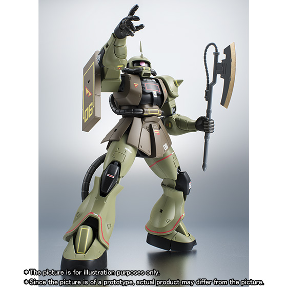 Action Figures Robot Spirits Side Ms A N I M E Ms Mass Production Zaku Ver Gundam Bandai Toys