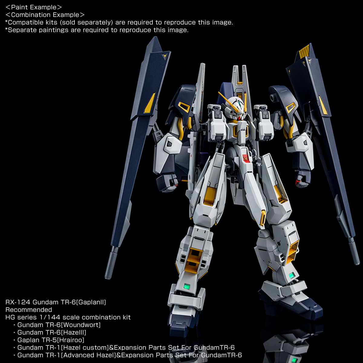 Bandai HGUC 1/144 Gundam Tr-1 Advanced Hazel & Expantion Parts Model Kit for sale online