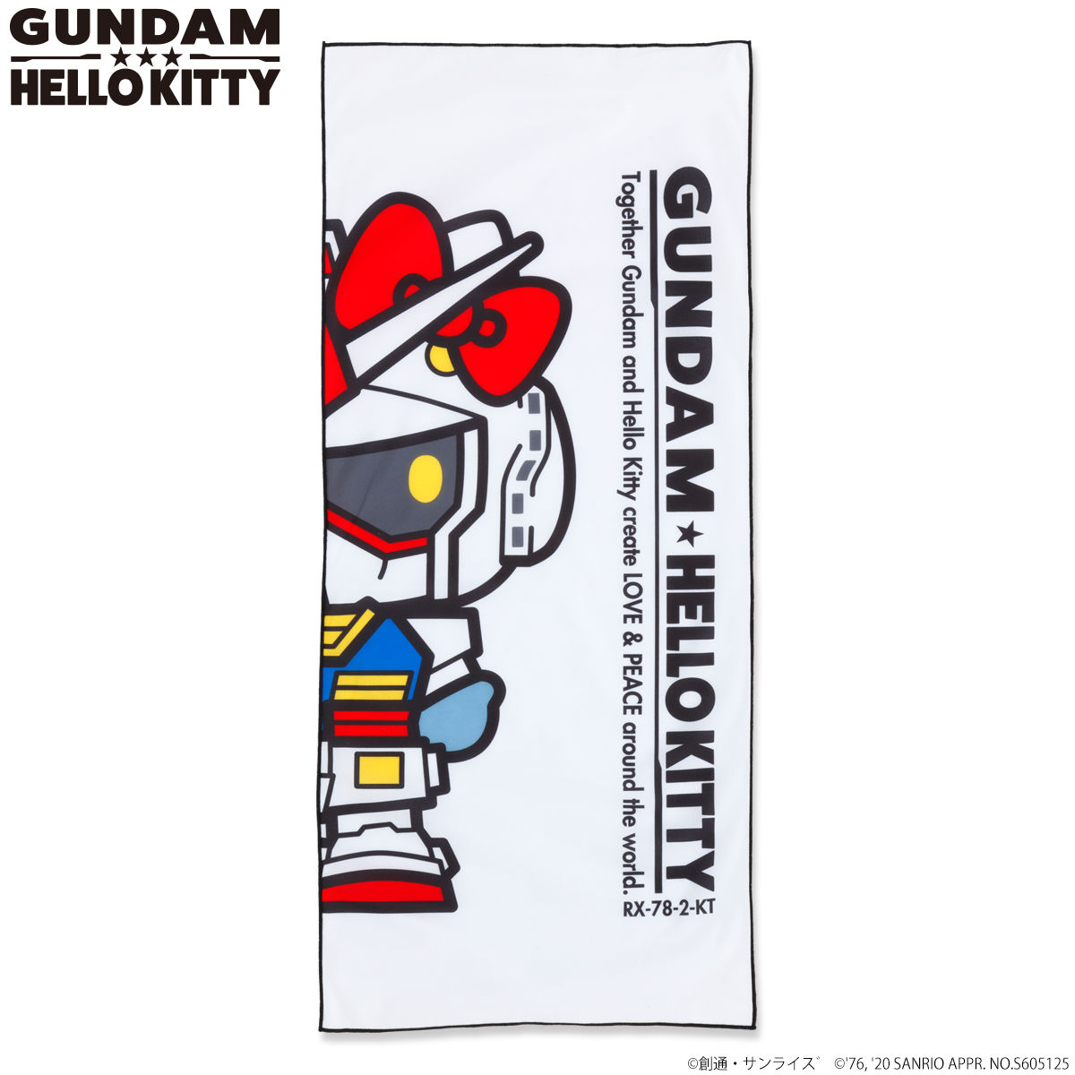 Face Towel—Gundam vs Hello Kitty Reconciliation Project