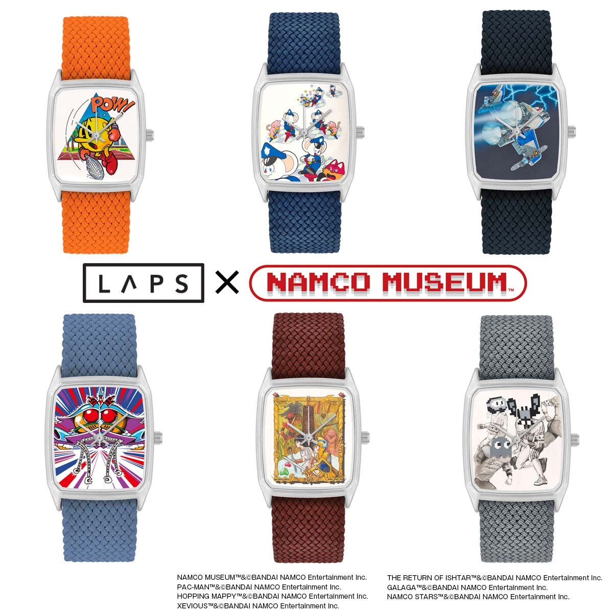 Galaga Wristwatch—Namco Museum/LAPS Collaboration