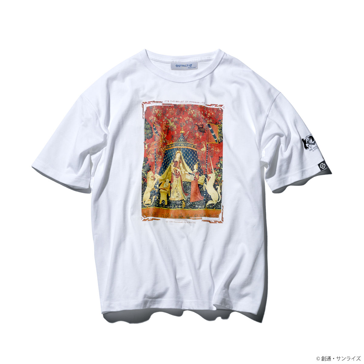 The Lady and the Unicorn T-shirt—Mobile Suit Gundam Unicorn  [Feb 2022 Delivery]