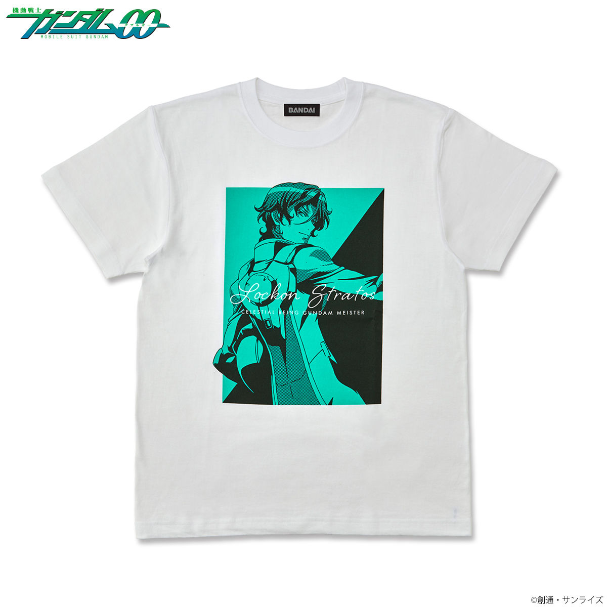 Mobile Suit Gundam 00 Bicolor-themed T-shirt