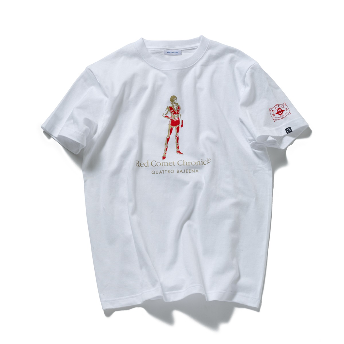 Red Comet Chronicle Quattro Bajeena T-shirt—Mobile Suit Zeta Gundam