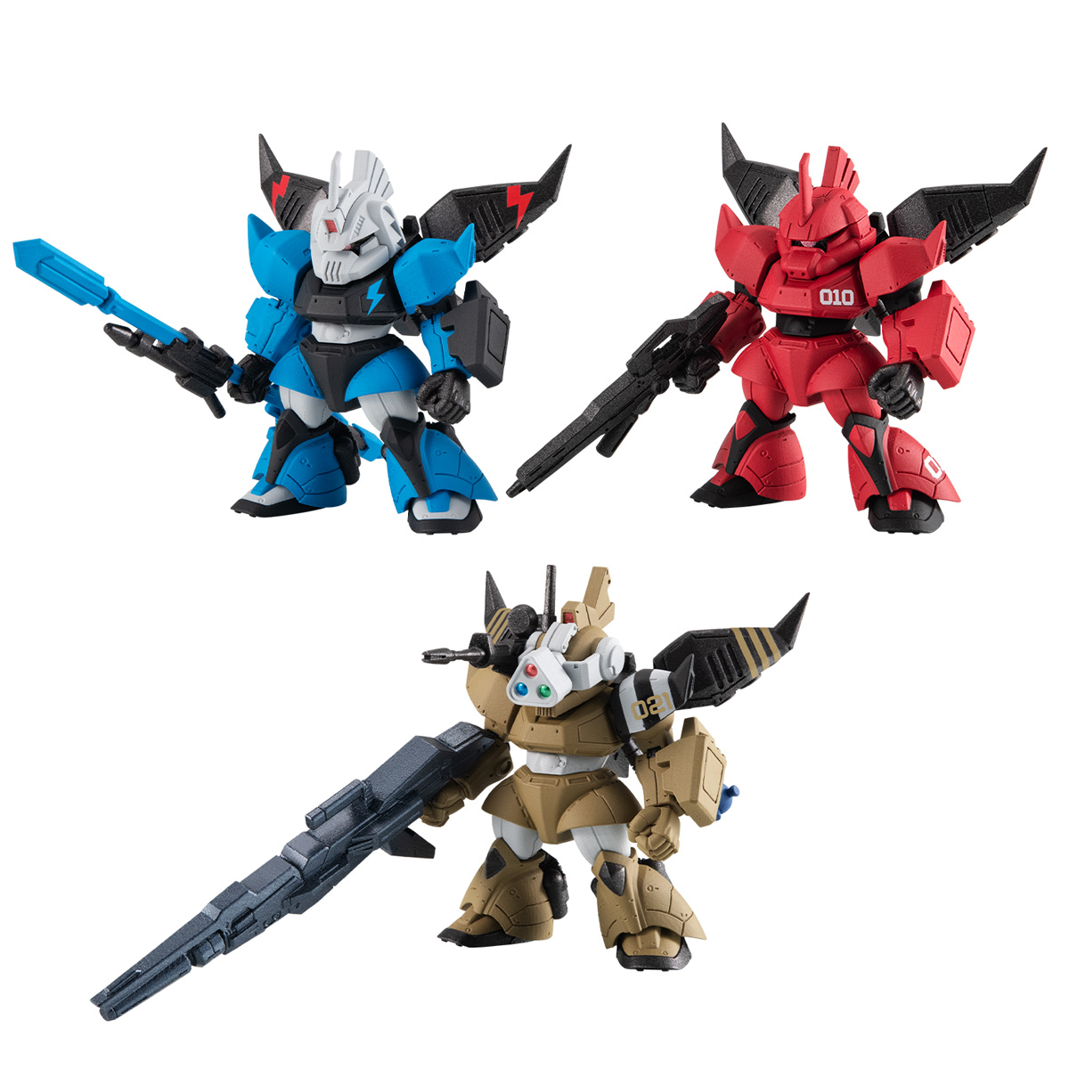 FW GUNDAM CONVERGE CORE THE RETURN OF JOHNNY RIDDEN SET W/O GUM 