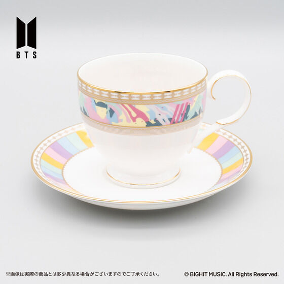 流行に BTS x Noritake カップ&ソーサー MIC Drop ver. - タレントグッズ