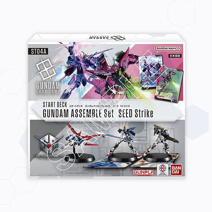 GUNDAM CARD GAME STARTER DECK GUNDAM ASSEMBLE SET SEED STRIKE