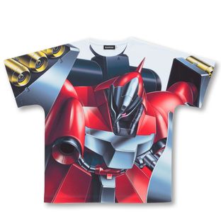 Mobile Suit Gundam Char's Counterattack Full Panel T-shirt  MSN-03 （Quess dedicated machine）