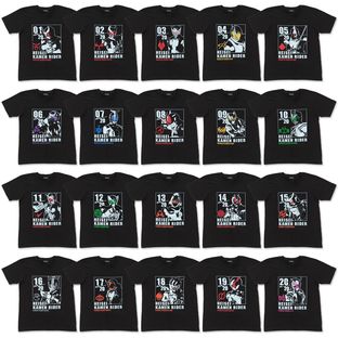 HEISEI RIDER 20th anniversary MOVIE T-shirts