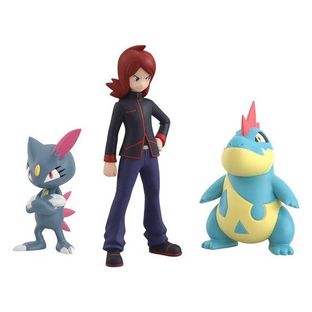 Brand new pokemon scale world 1/20scale figure koiki(pt ver.) & rentorar  Japan