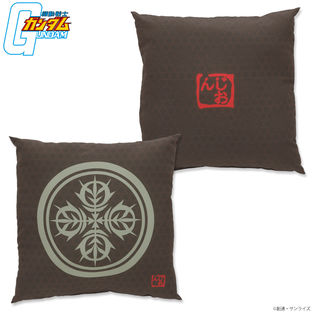 Mobile Suit Gundam Japanese Family Crest Pillow