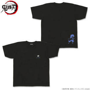 Super-Deformed Characters Black Color T-shirt—Demon Slayer: Kimetsu no Yaiba