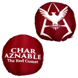 Mobile Suit Gundam Char Aznable Logo Pillow
