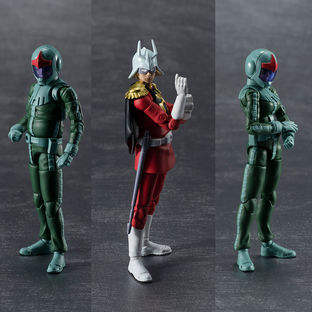 G.M.G. Principality of Zeon Army Soldier 04～06 Normal Suit Soldier & Char Aznable Set【with gift】