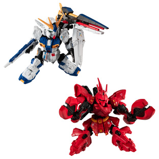 MOBILITY JOINT GUNDAM RX-93ff νGUNDAM & MSN-04FF SAZABI SET W/O GUM