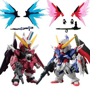 1/48 THE GUNDAM BASE LIMITED UNICORN GUNDAM HEAD DISPLAY BASE (PSYCHO-FRAME  COLOR VARIATION Ver.) ＆UNICORN GUNDAM 02 BANSHEE HEAD DISPLAY BASE SET