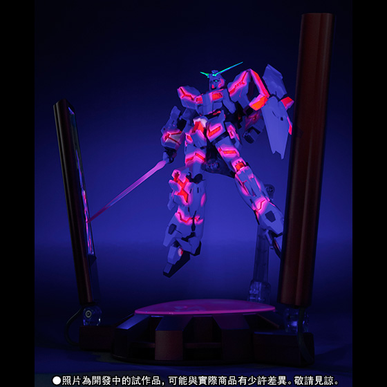 ROBOT魂 〈SIDE MS〉 UNICORN GUNDAM (Psycho Frame Light Emitting Spec) GLOWING STAGE Set