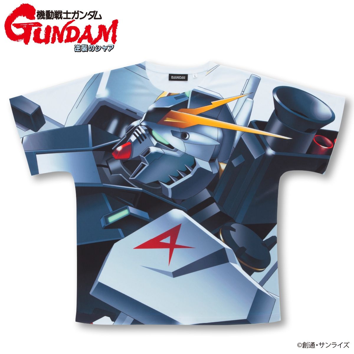 機動戰士鋼彈 逆襲的夏亞 全版大圖T恤 RX-93 ν鋼彈