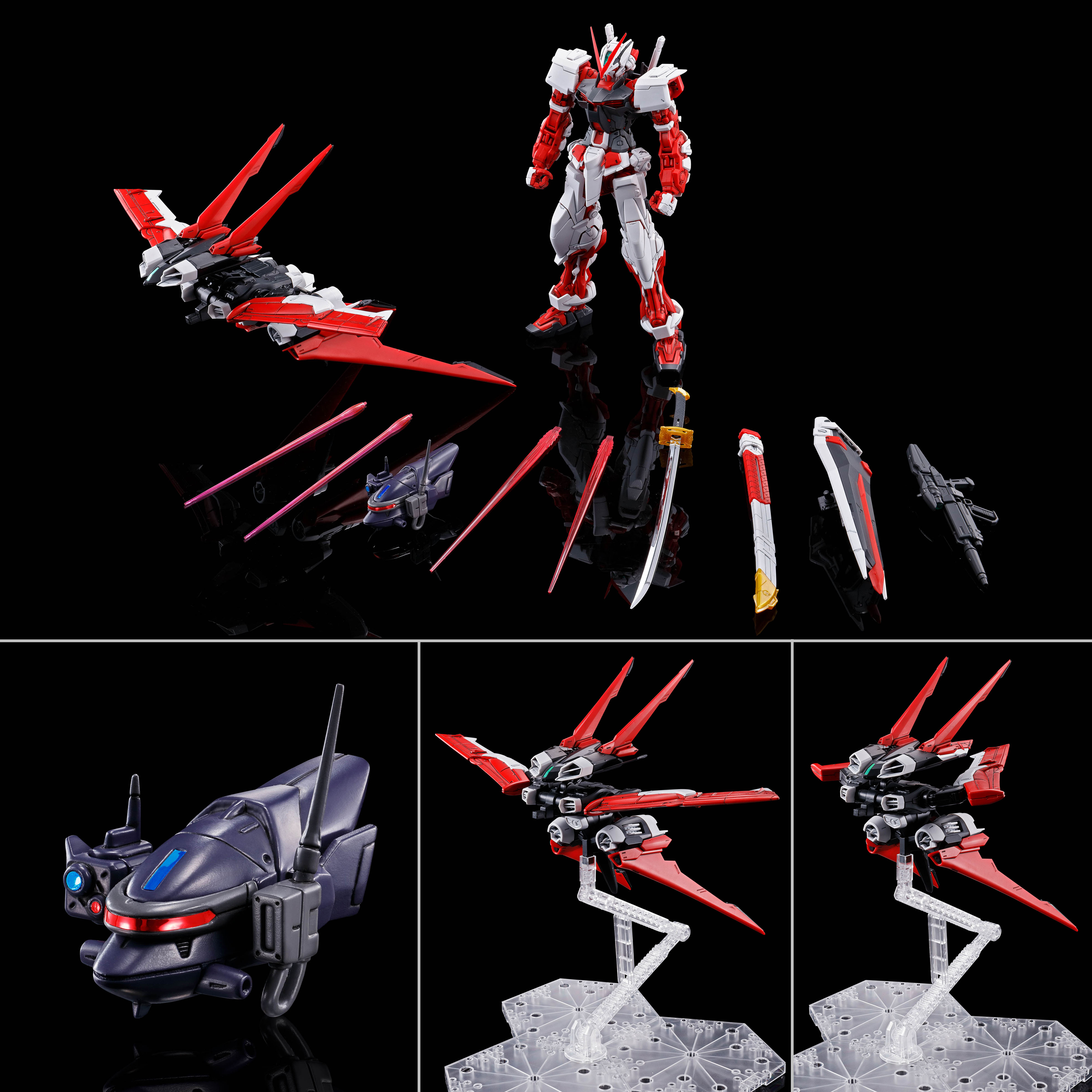 Mg Gundam Astray Red Frame Flight Unit Gundam Premium Bandai