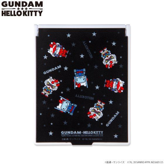 <優惠價>Gundam×Hello kitty  Stand Mirror