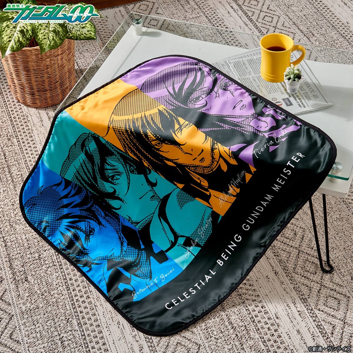 Mobile Suit Gundam 00 Bicolor-themed Blanket