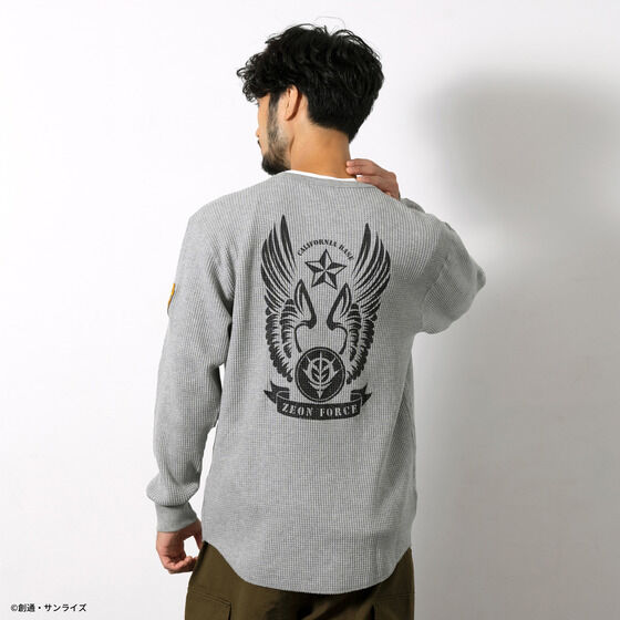 STRICT-G.ARMS Mobile Suit Gundam Zeon Force Long-Sleeve T-shirt with Shoulder Patch