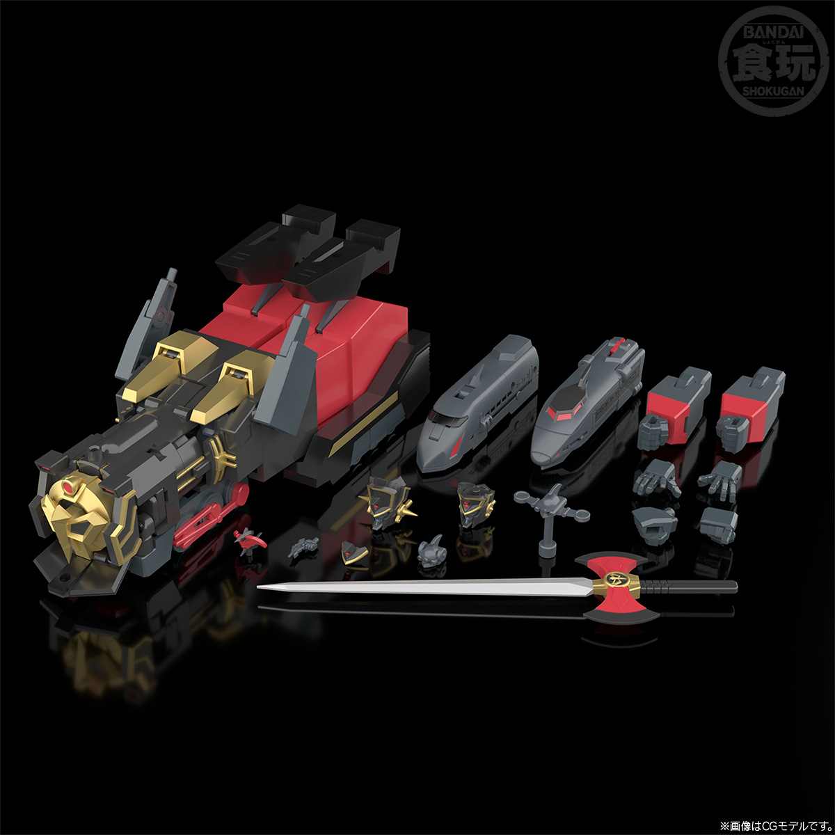 SMP [SHOKUGAN MODELING PROJECT] THE BRAVE EXPRESS MIGHT GAINE BLACK MIGHT GAINE W/O GUM