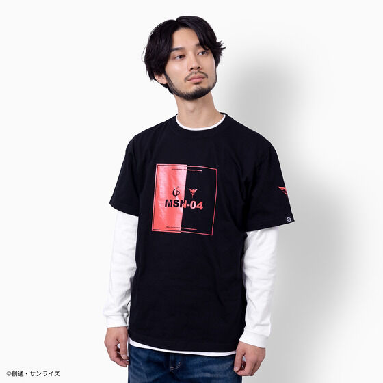 MSN-04 Box Logo T-shirt—Mobile Suit Gundam: Char's Counterattack/STRICT-G Collaboration
