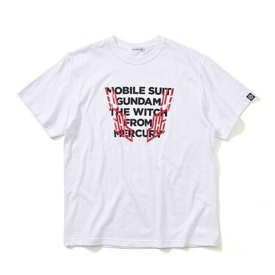 Red Glimmering Shell Unit Foil Print T-shirt—Mobile Suit Gundam: The Witch from Mercury/STRICT-G Collaboration