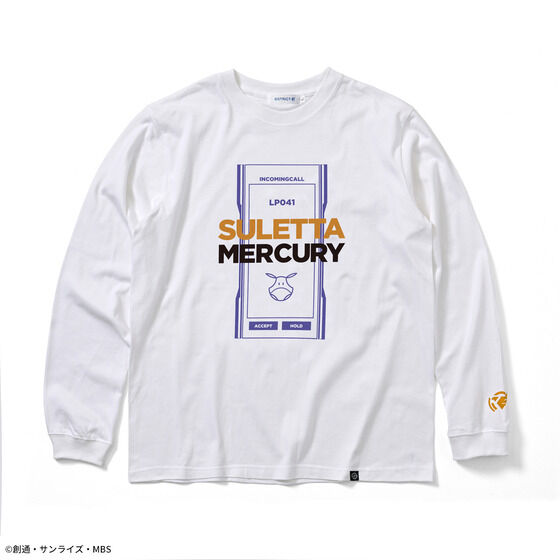 Suletta Phone Long-Sleeve T-shirt—Mobile Suit Gundam: The Witch from Mercury/STRICT-G Collaboration