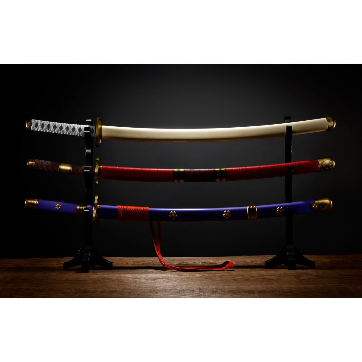 PROPLICA RORONOA ZORO THREE SWORD STYLE SET (WADO ICHIMONJI/SANDAI KITETSU/ENMA)