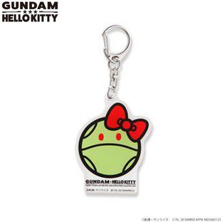 Gundam×Hello kitty  Acrylic Charm keychain 