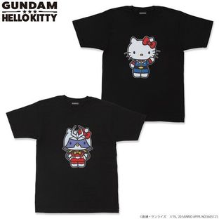 Gundam×Hello kitty  T-shirt 