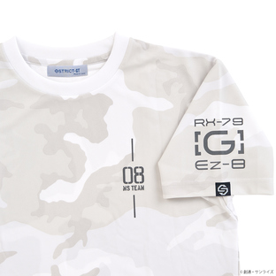 STRICT-G 「MOBILE SUIT GUNDAM: THE 08TH MS TEAM」 CAMOUFLAGE QUICK-DRYING T-SHIRT