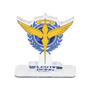 Acrylic Logo Display EX MOBILE SUIT GUNDAM OO Celestial Being Mark