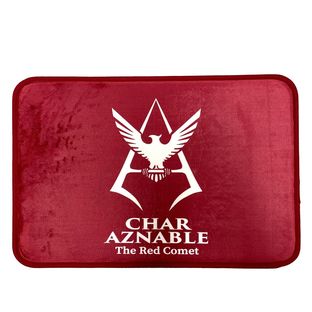 Mobile Suit Gundam Char Aznable Logo Floor Mat