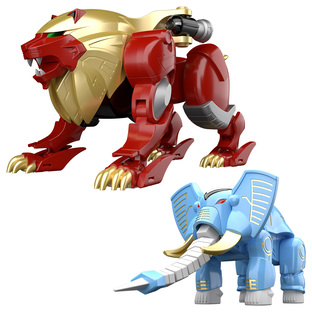 SMP [SHOKUGAN MODELING PROJECT] HYAKUJU GATTAI GAOLION & GAOELEPHANT W/O RAMUNE
