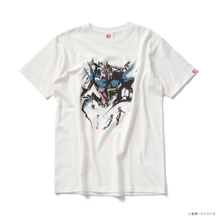 STRICT-G Japan Mobile Suit Gundam 0083 T-shirt Brush Picture Production Unit 1