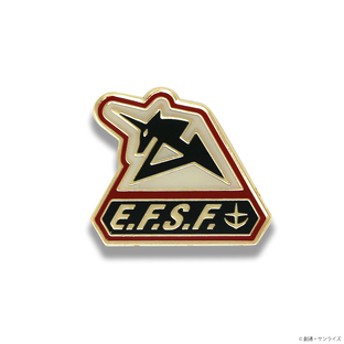 STRICT-G. ARMS "Mobile Suit Gundam Strikes Back Char" Pins E.F.S.F.
