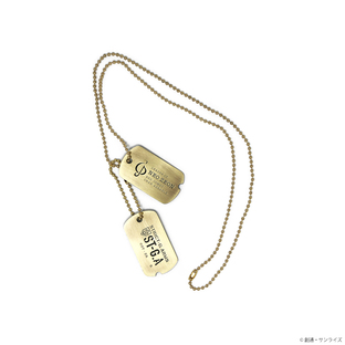 STRICT-G ARMS "Mobile Suit Gundam Strikes Back Char" Dog Tag Necklace Char Pattern