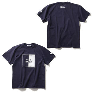 RX-93 Box Logo T-shirt—Mobile Suit Gundam: Char's Counterattack/STRICT-G Collaboration