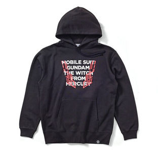 Red Glimmering Shell Unit Foil Print Hoodie—Mobile Suit Gundam: The Witch from Mercury/STRICT-G Collaboration