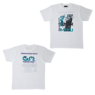 GUNDAM x MIKU WHITE T-shirt