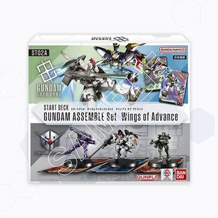 GUNDAM CARD GAME STARTER DECK GUNDAM ASSEMBLE SET WINGS OF ADVANCE